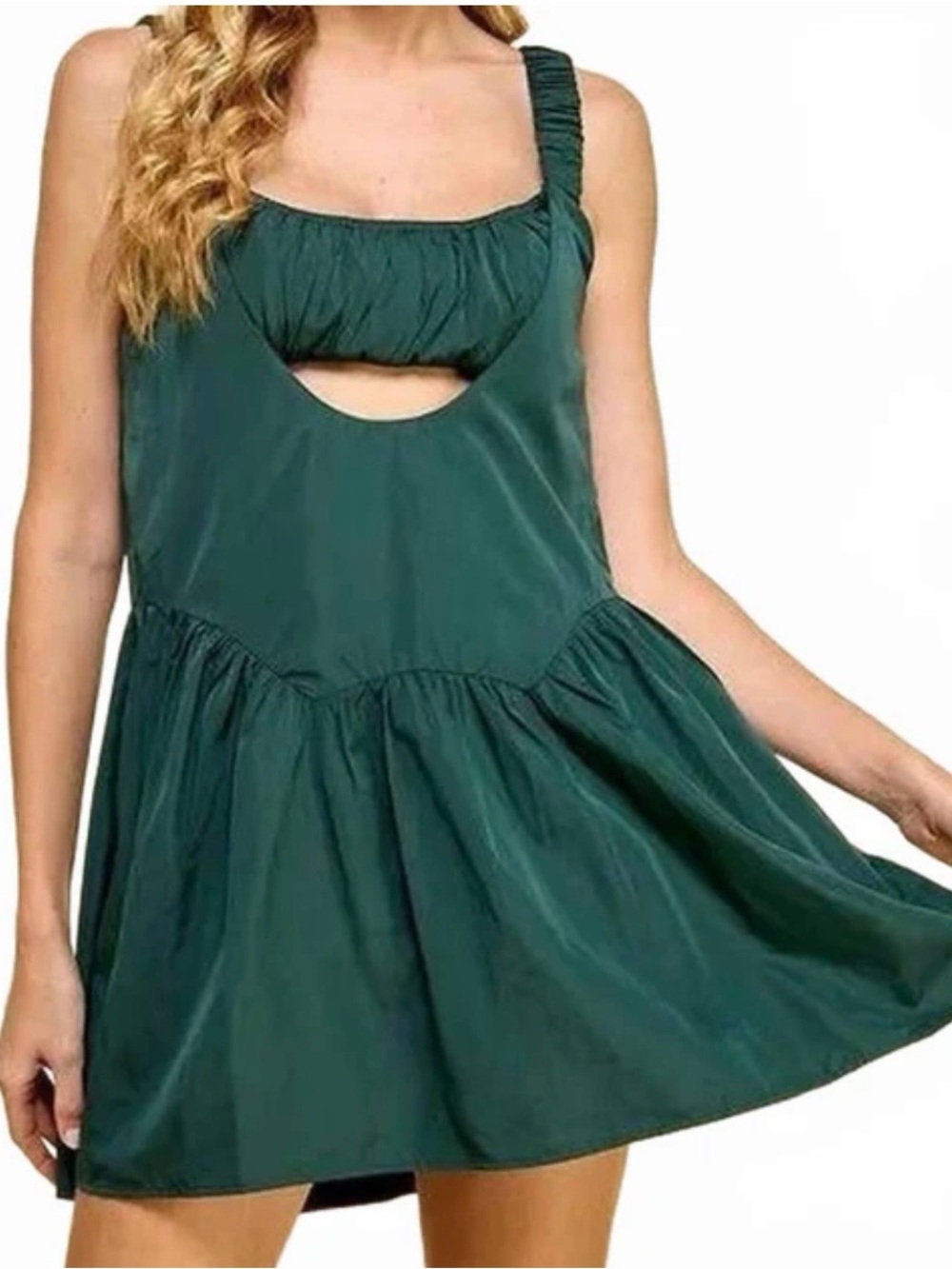 TCEC Freestyle athletic romper in emerald green size Large
